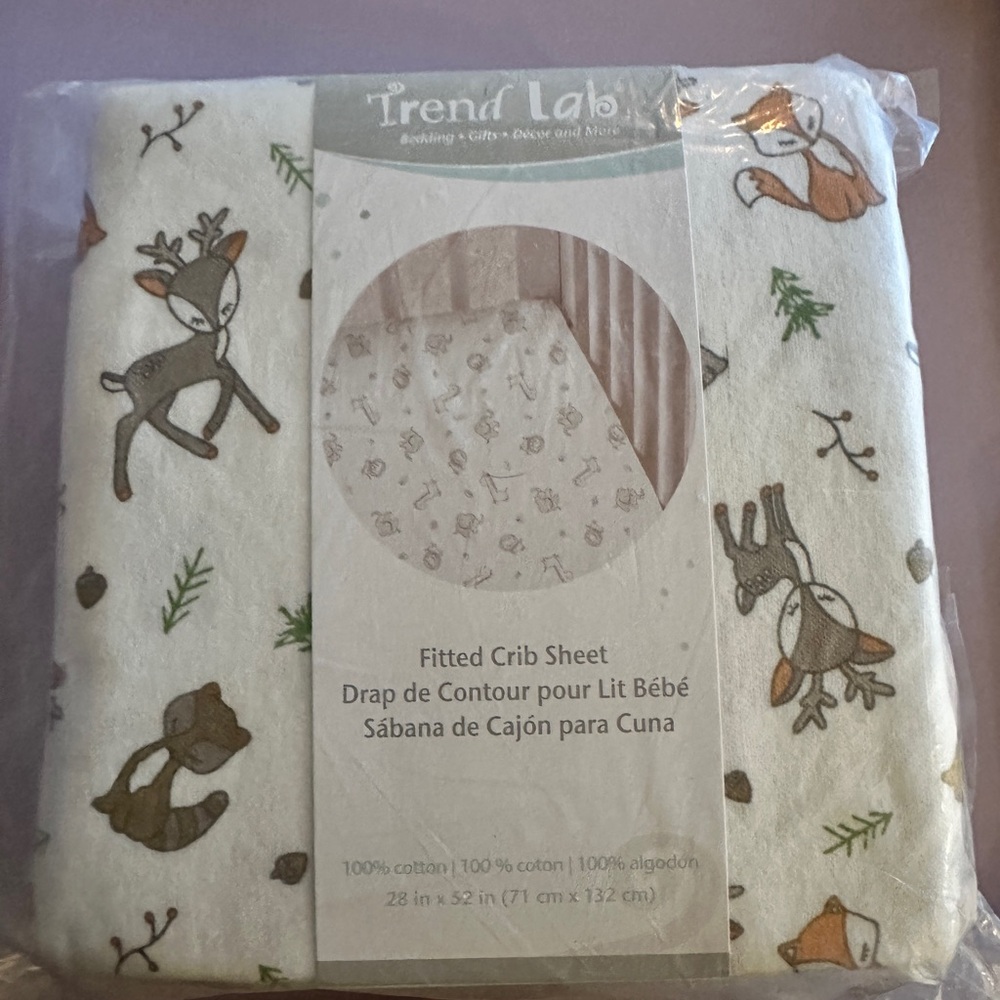 Trend Lab fitted crib sheets